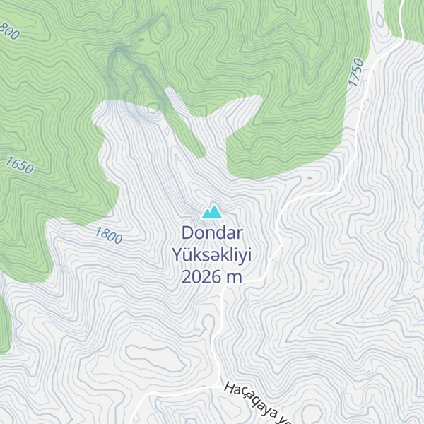 Map of Dondar Yüksəkliyi