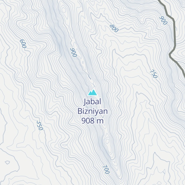 Map of Jabal Bizniyan