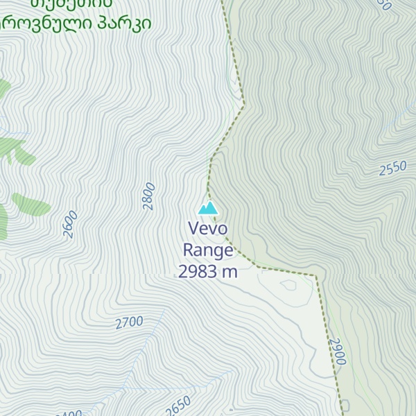 Map of Vevo Range