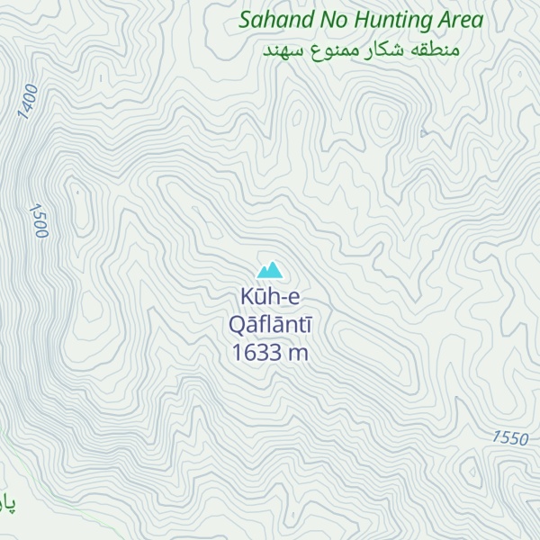 Map of Kūh-e Qāflāntī