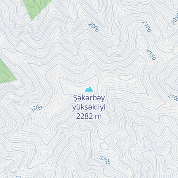 Map of Şəkərbəy yüksəkliyi