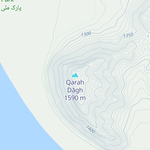 Map of Qarah Dāgh