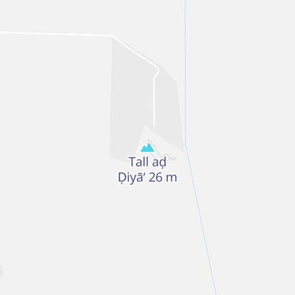Map of Tall aḑ Ḑiyā‘