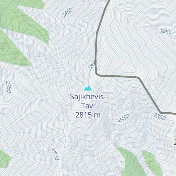 Map of Sajikhevis-Tavi