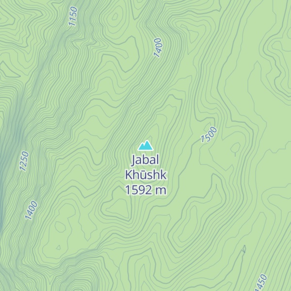 Map of Jabal Khūshk