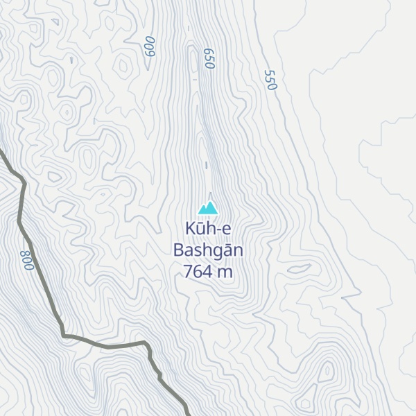 Map of Kūh-e Bashgān