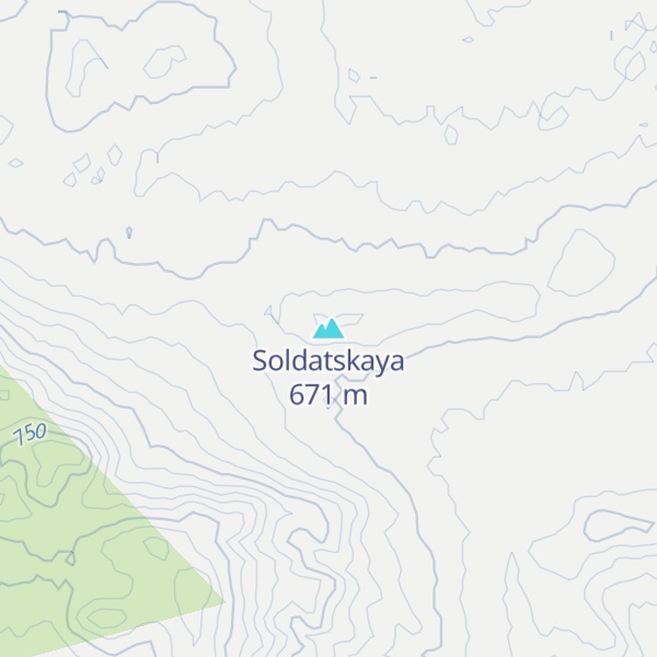 Map of Soldatskaya