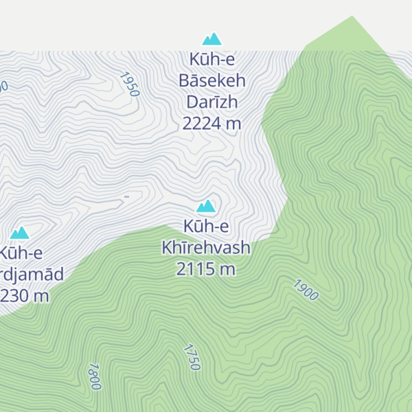 Map of Kūh-e Khīrehvash