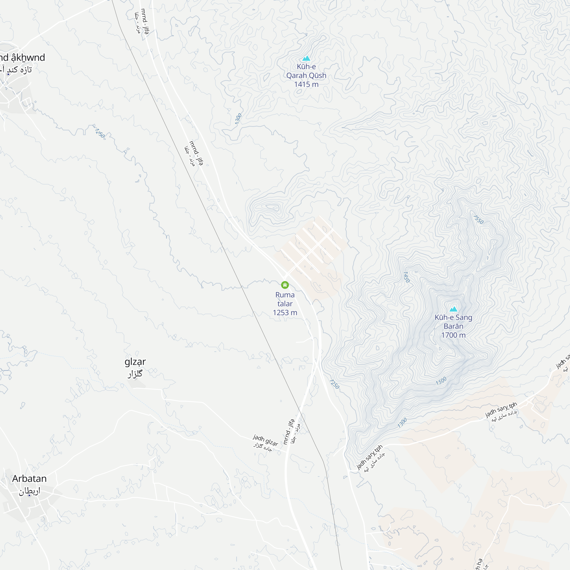Ruma talar map