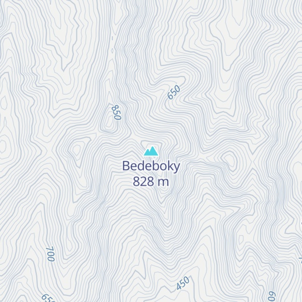 Map of Bedeboky