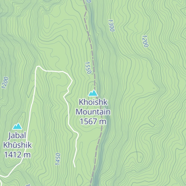 Map of Khoishk Mountain