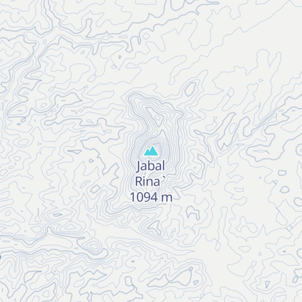 Map of Jabal Rina`
