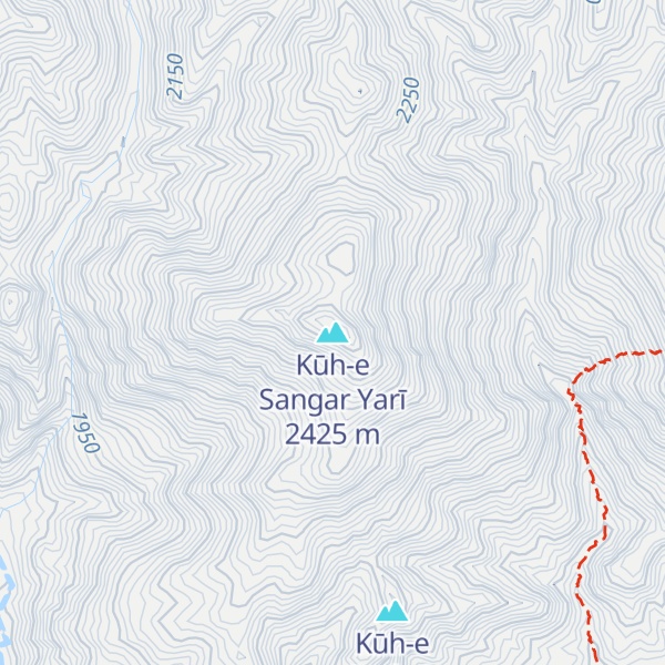 Map of Kūh-e Sangar Yarī