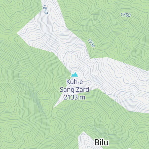 Map of Kūh-e Sang Zard