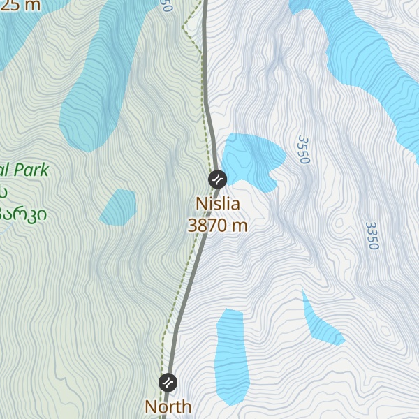 Map of Nisliya / ნისლია