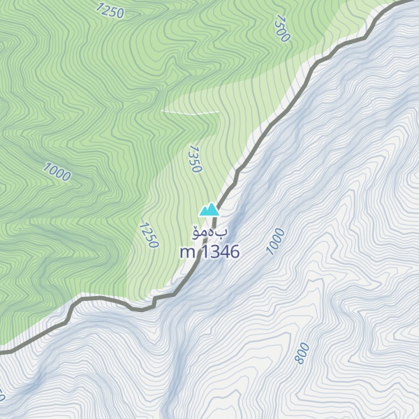 Map of بەمۆ
