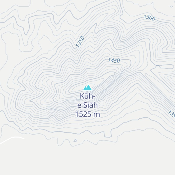 Map of Kūh-e Sīāh