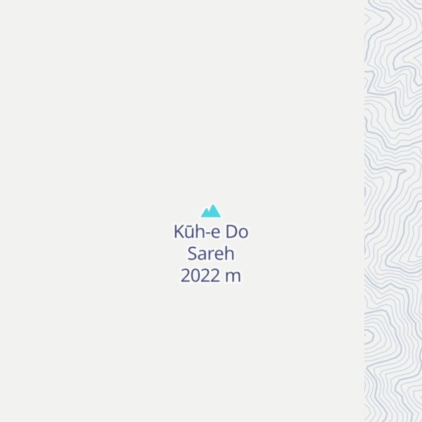 Map of Kūh-e Do Sareh