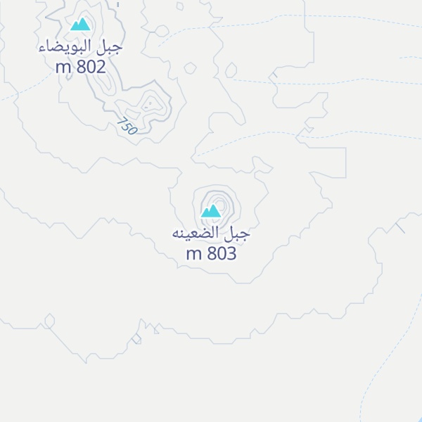 Map of جبل الضعينه