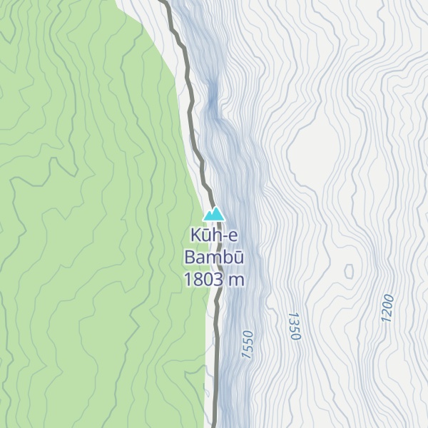 Map of Kūh-e Bambū