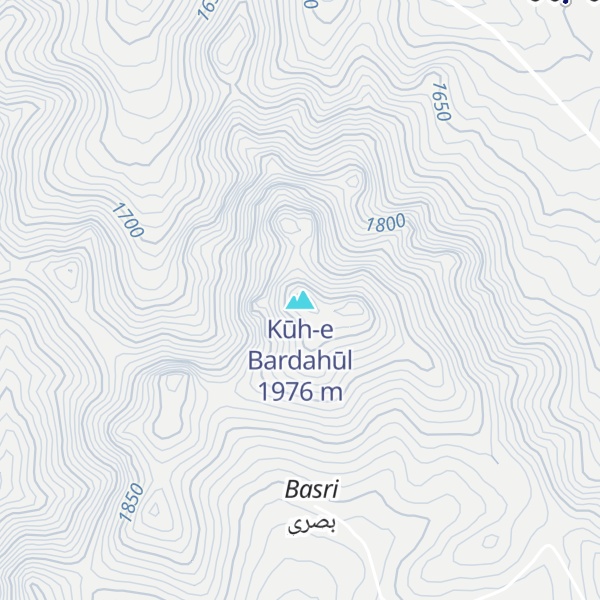Map of Kūh-e Bardahūl