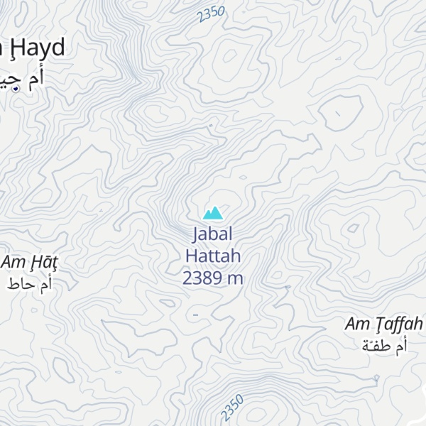 Map of Jabal Hattah