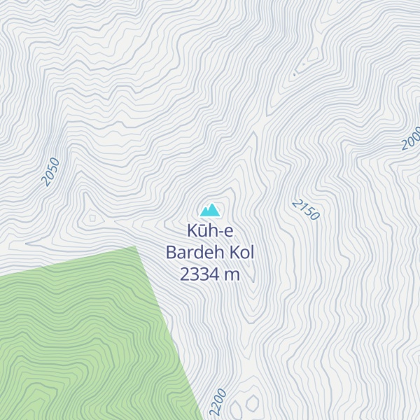 Map of Kūh-e Bardeh Kol