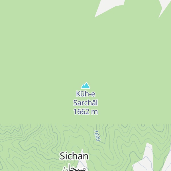 Map of Kūh-e Sarchāl