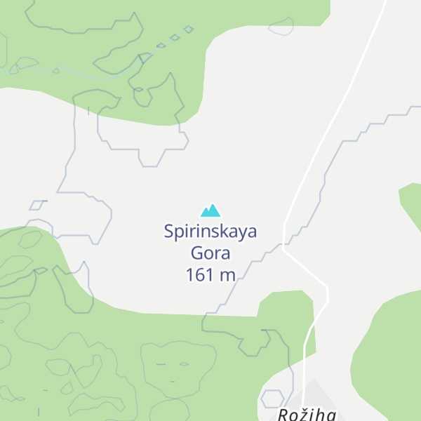 Map of Spirinskaya Gora