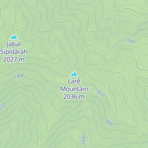 Map of Larê Mountain