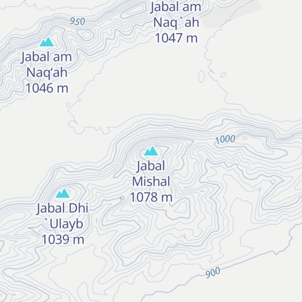 Map of Jabal Mishal