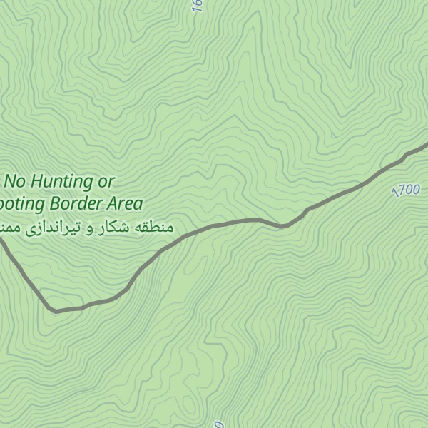 Map of Jabal Asiman Bin