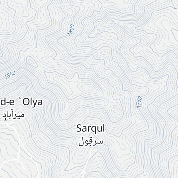 Map of Kūh-e Komājār