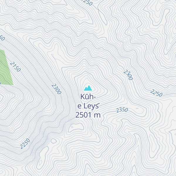 Map of Kūh-e Leys̄