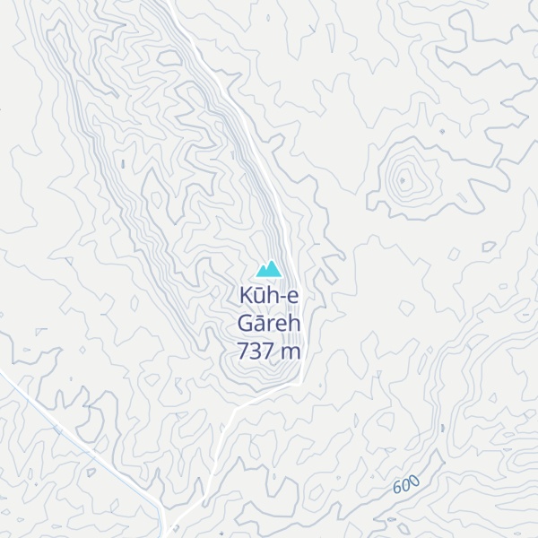Map of Kūh-e Gāreh