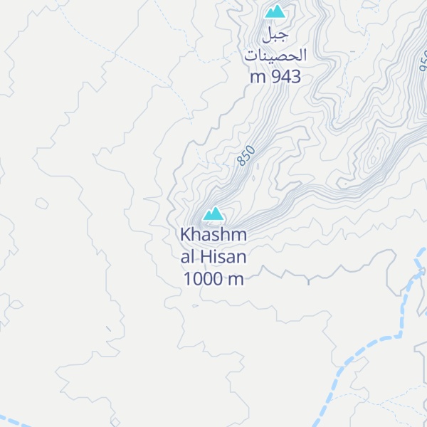 Map of Khashm al Hisan