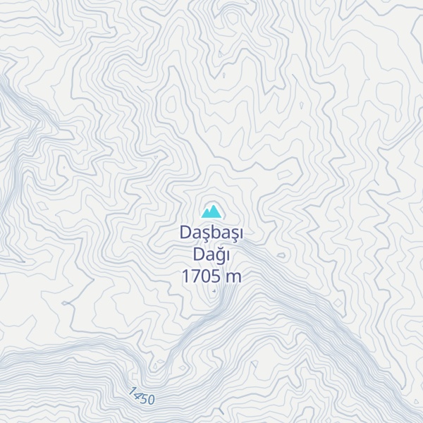 Map of Daşbaşı Dağı
