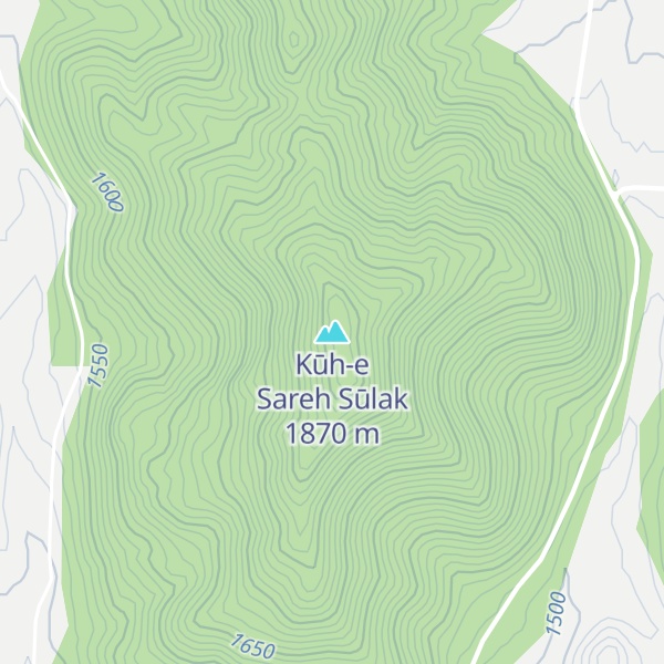 Map of Kūh-e Sareh Sūlak