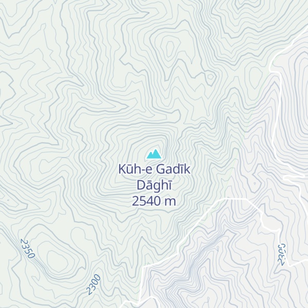 Map of Kūh-e Gadīk Dāghī