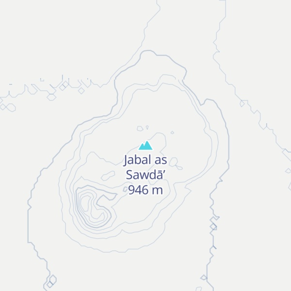 Map of Jabal as Sawdā’
