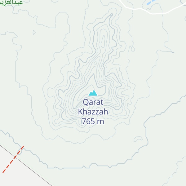 Map of Qarat Khazzah
