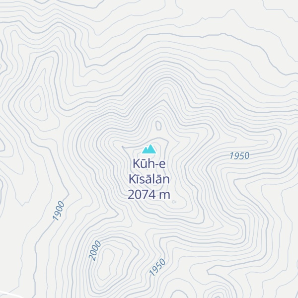 Map of Kūh-e Kīsālān