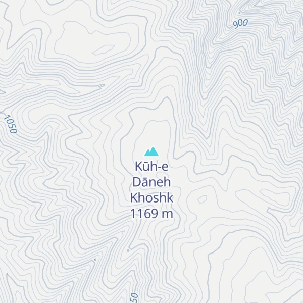 Map of Kūh-e Dāneh Khoshk