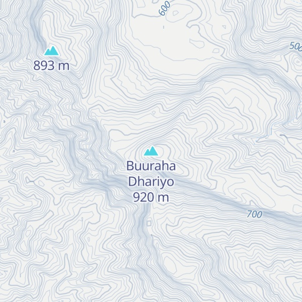 Map of Buuraha Dhariyo