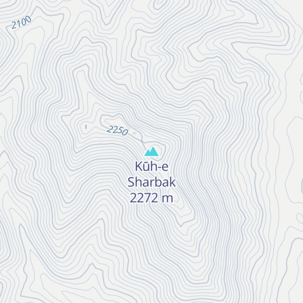 Map of Kūh-e Sharbak