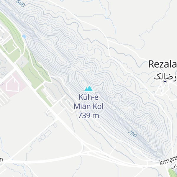 Map of Kūh-e Mīān Kol