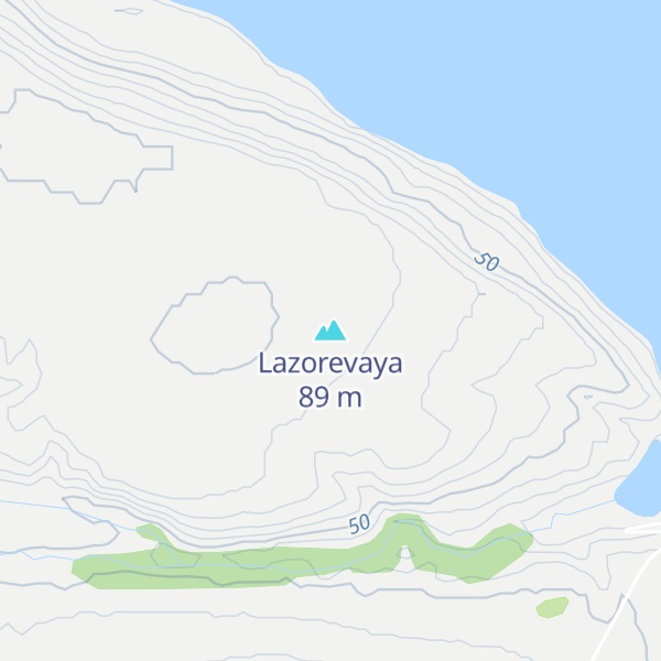 Map of Lazorevaya