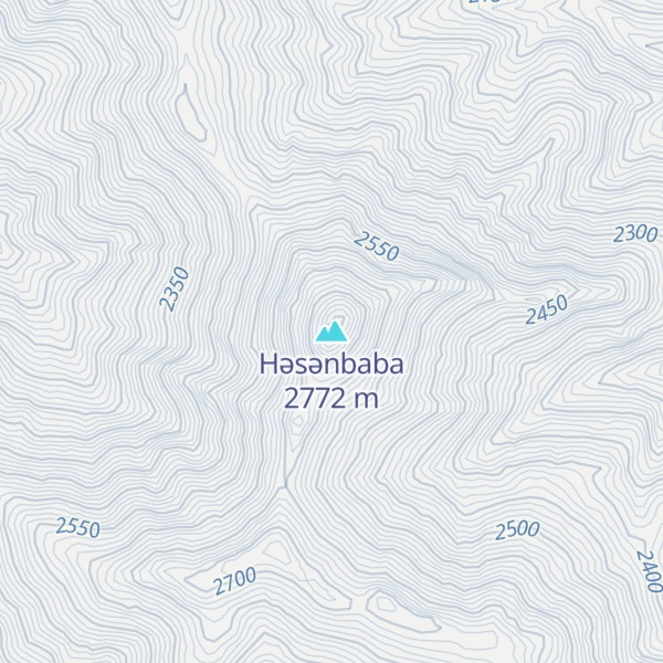 Map of Həsənbaba