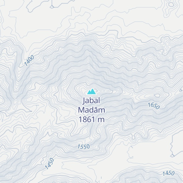 Map of Jabal Madām