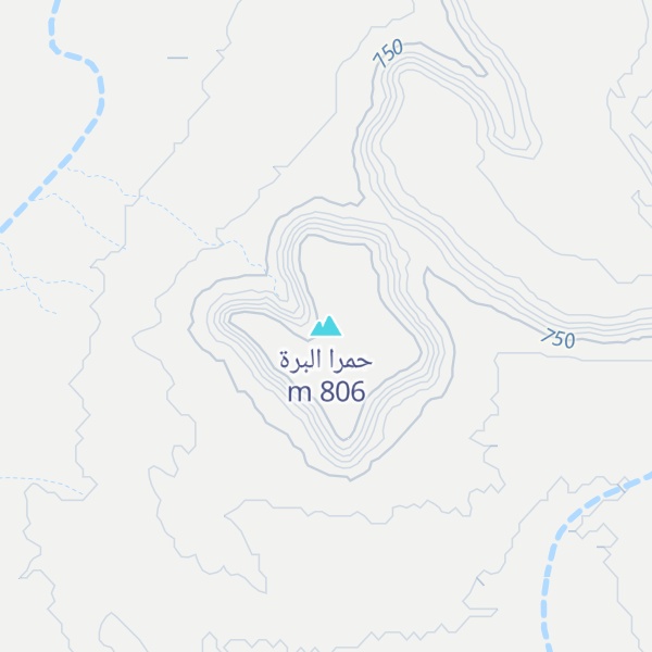 Map of حمرا البرة